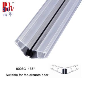 China 10mm 135° Shower Door Magnetic Seal Strip collision resistance wholesale