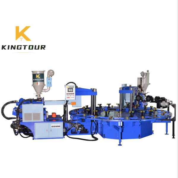 Rotary Sole Injection Moulding Machine 18500W PVC Sole Making Machine KT-666