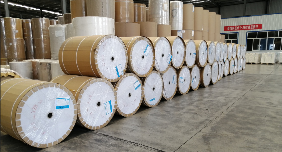 Superstrong High Adhesion Adhesive Paper Jumbo Roll 1080mm 1530mm