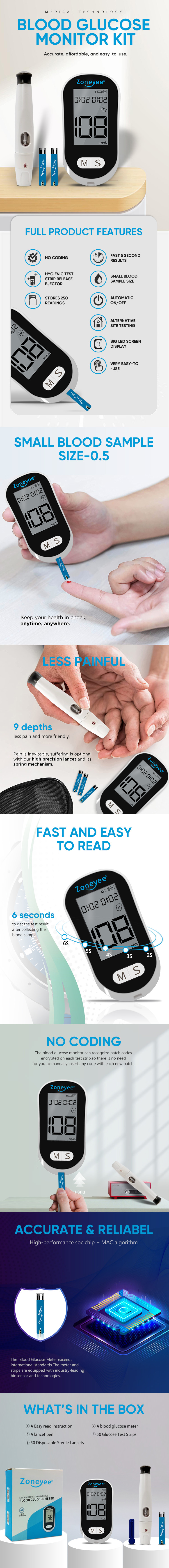 Glucose Meter Device Oem Blood Glucose Meter Blood Glucose Meter Strips