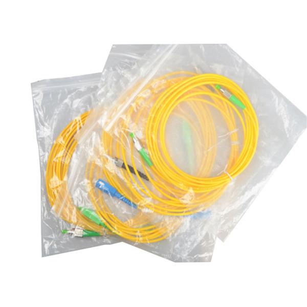 Telecom Grade SC/APC - SC/APC Fiber Optic Patch Cord 3.0mm Single Mode Simplex LSZH