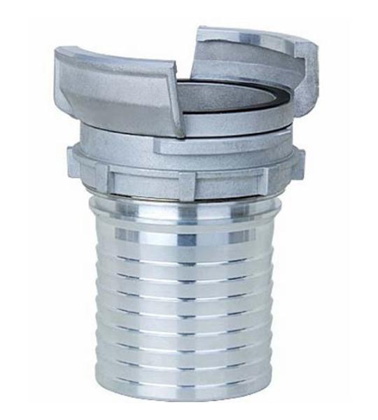 Guillemin Coupling T6 heat treatment with multi-serrated hose tail