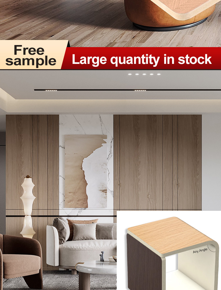 5mm Wood Grain PVC Wall Board Flexible Bamboo Charcoal Decorative Wall Panel