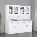 Cold Rolled Steel Pharmacy Display Cabinet Electrostatic Spraying