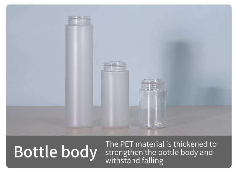 Empty Essential Oil Bottles 30ml / 50ml / 100ml Custom Plastic Spray Bottles With PET Collar