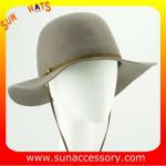 2047 Sun Accessory Wool felt floppy hats with neck tie ,Shopping online hats and
