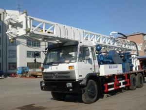 China 6X4 Special Crane Chassis 350m Truck Mounted Drilling Rig wholesale