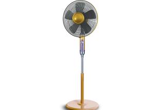 China Quiet Electric Stand Fan Wide Area Oscillation Safety Grill Round Base ETL Listed wholesale