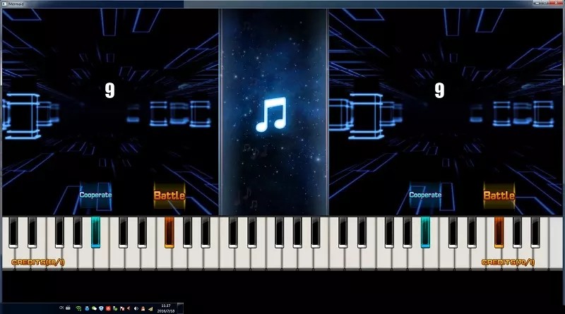 Dream Of Piano Coin Operated Arcade Game Machine Chinese / English Version
