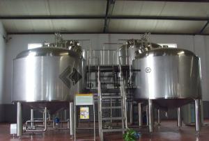 China Stainless Steel Turnkey Microbrewery Equipment Brewhouse System Craft Brewing Plant wholesale