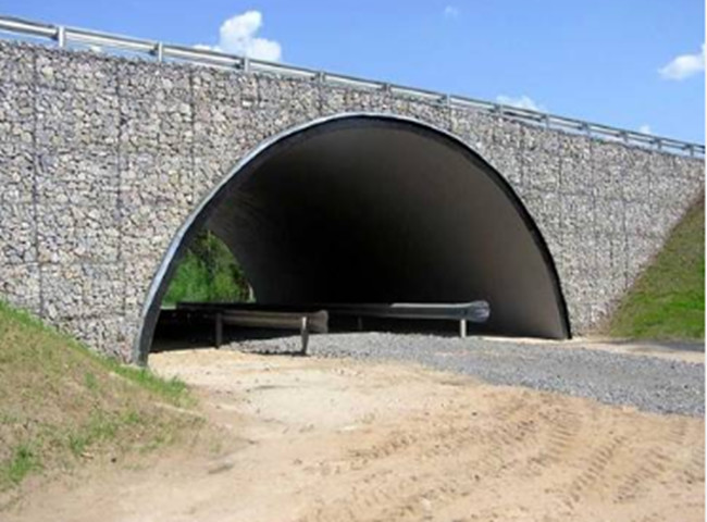 80 × 100mm Woven Gabion Baskets 1mx1mx1m Wire Cages For Rocks