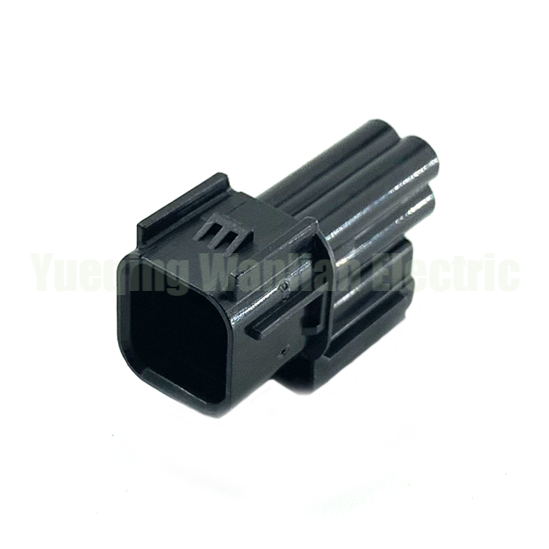 6181-6783 4 Pin Waterproof Connector LED Headlight Speaker Socket Black