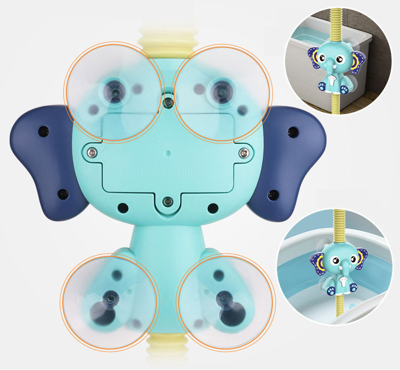 DUCK Style Electric Elephant Shower Cloud Spray for Children's Bathroom and Swimming Toy