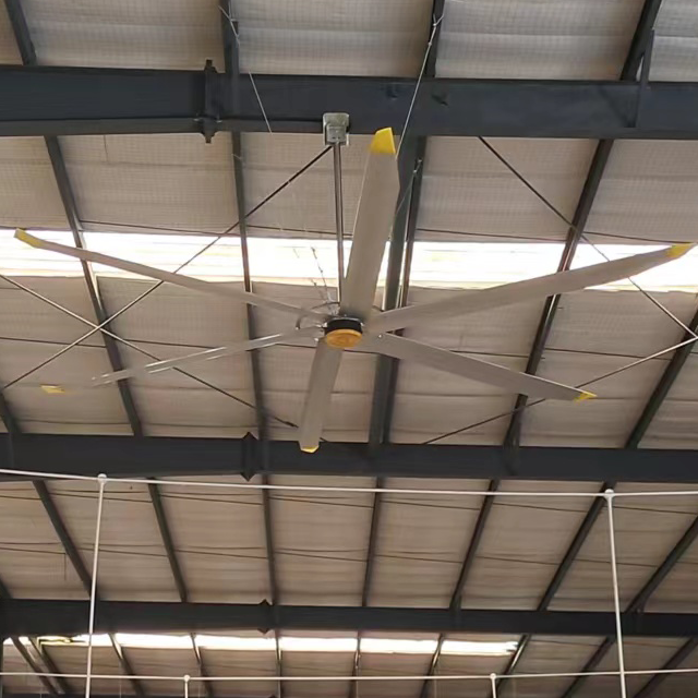 5.0m 16FT HVLS Ceiling Fan Ventilator Electric AC Powered PMSM Motor Air Cooling Ventilation