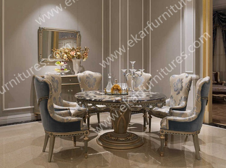 Antique French style home furniture wood design dining chairs FY-133