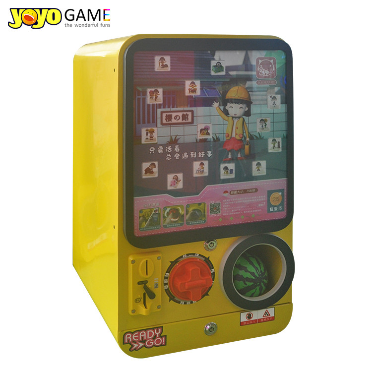 Japanese Gacha Vending Machine Prize Candy Automatic Coin Operated Mini Capsule Toy Gashapon Machines
