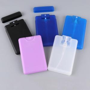 China 20Ml 30ML Plastic Credit Card Sprayer For Perfume White Black Pink Blue wholesale
