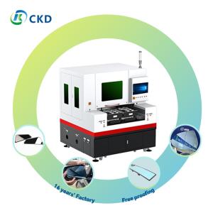 China Cutting Thickness 0.2-5mm 50/80w Laser Power Glass Mirror Cutting Machine for Glass Cutting Industry wholesale