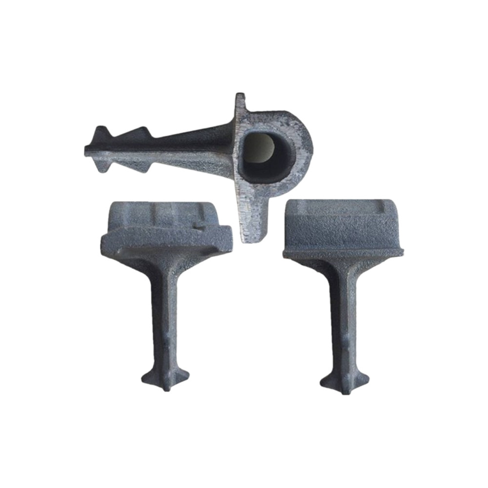 Good Hardness Malleable Iron Cast-in Pre-embedded Rail Shoulder for Sand Casting
