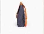 Canvas Vegetable Tan Satchel Womens Slim Leather Laptop Briefcase