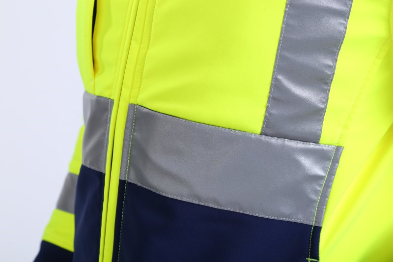 100%Polyester HIVIS Work Clothes 290gsm Hi Vis Trench Coat