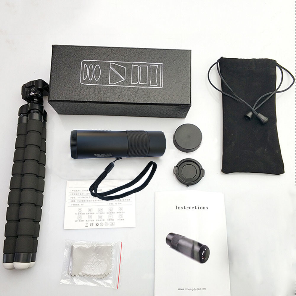 Metal 8x33 ED Portable Monocular Telescope High Definition