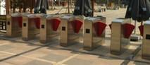 China ABNM-FB01 Retractable Flap Barrier Speed Turnstile Gate wholesale
