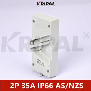 China IP66 2Pole Waterproof Outdoor Isolator Switch Australian standard wholesale