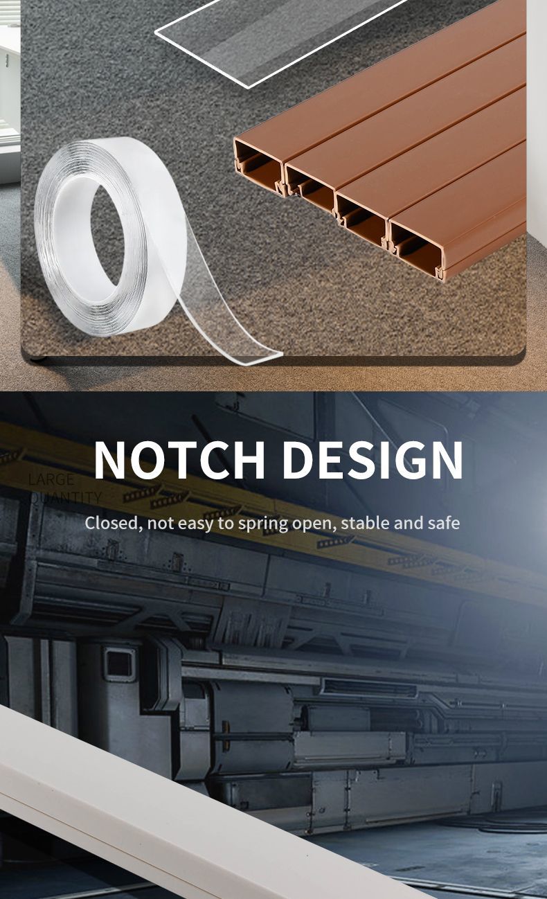 PVC Fiber Raceway Duct Plastic Trunking PVC Fiber Optic Tray Wire Channel