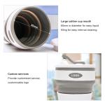 Reusable 350ML Collapsible Silicone Coffee Cup BPA Free