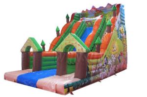 China Commercial Large Inflatable Slide Animal Kingdom Themed With Air Blower wholesale