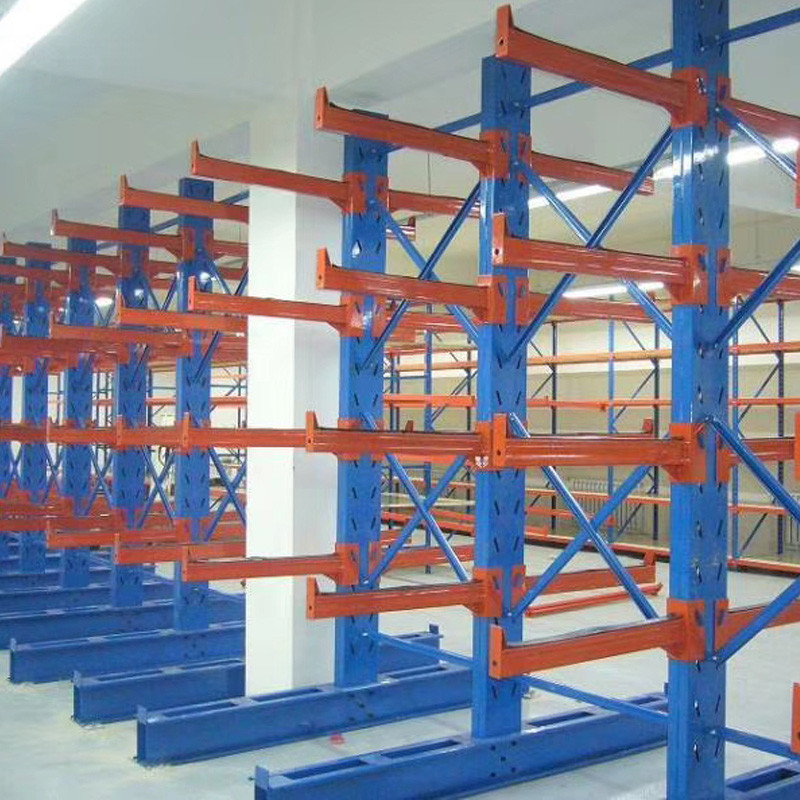 Customized Warehouse Storage Cantilever Rack Auto Parts Cantilever Wire Shelf