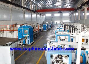 China 100 draws / Min Tissue Paper Maker , 210mm Size PLC Facial Tissue Production Line wholesale