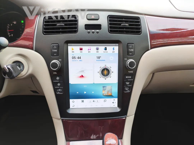 10.4 Inch Android Auto Stereo For Lexus ES 2006-2012 Navigation GPS Multimedia DVD Player Android Wireless Carplay 4G