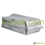 Middle Sealing Flat Bottom Gusset Bags Aluminum Foil Food Grade Heat Seal