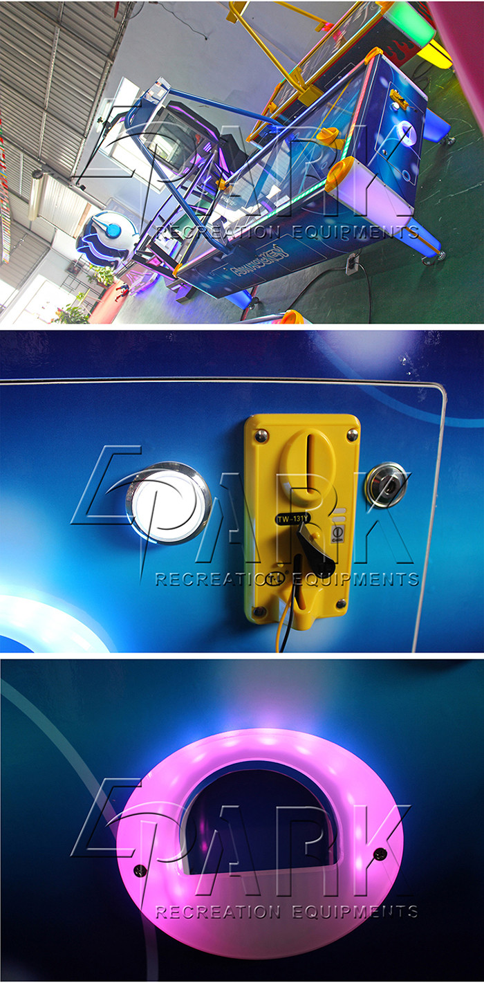 Epark Blue Air Hockey Video Entertainment Equipment Coin Pusher Attractive