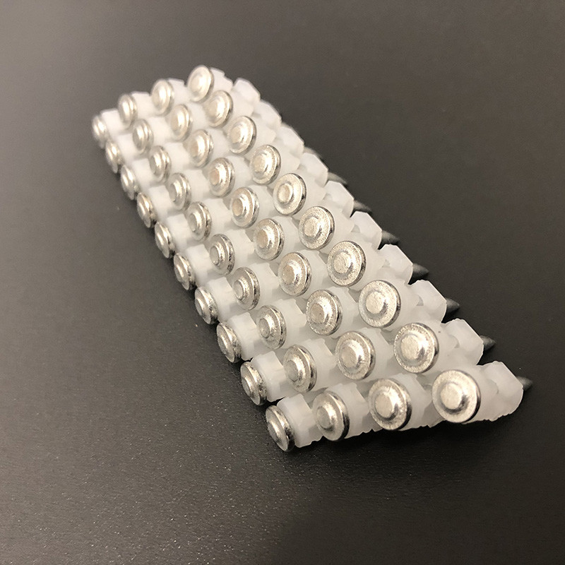 Plastic Collated High Carbon Steel Nails 3.0x19mm GX120 Nails For Concrete Wall