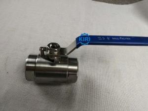 China Stainless Steel High Pressure Ball Valve 1/4” - 4” Size Manual Operation wholesale