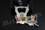 Despoke Metal Bottle Opener Medals With Sublimated Ribbon Antique Silver Plating