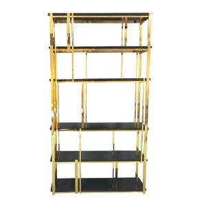 China Decorative Modern Stainless Steel Shelf Rack Easy To Assembly wholesale
