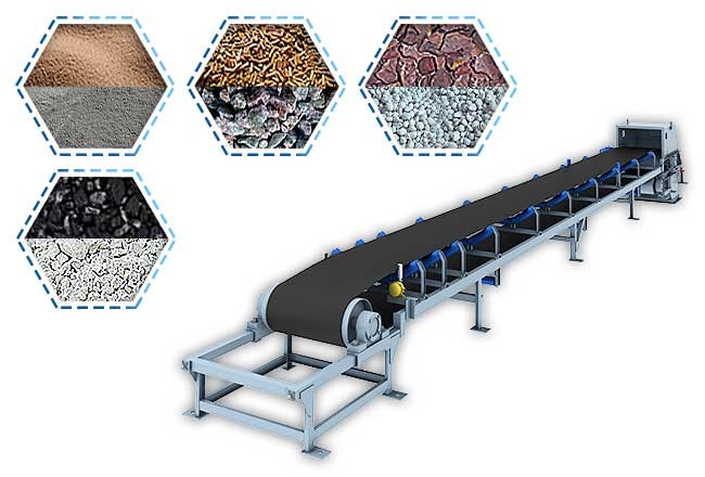 TD75-800 Model Standard Horizontal Belt Conveyor