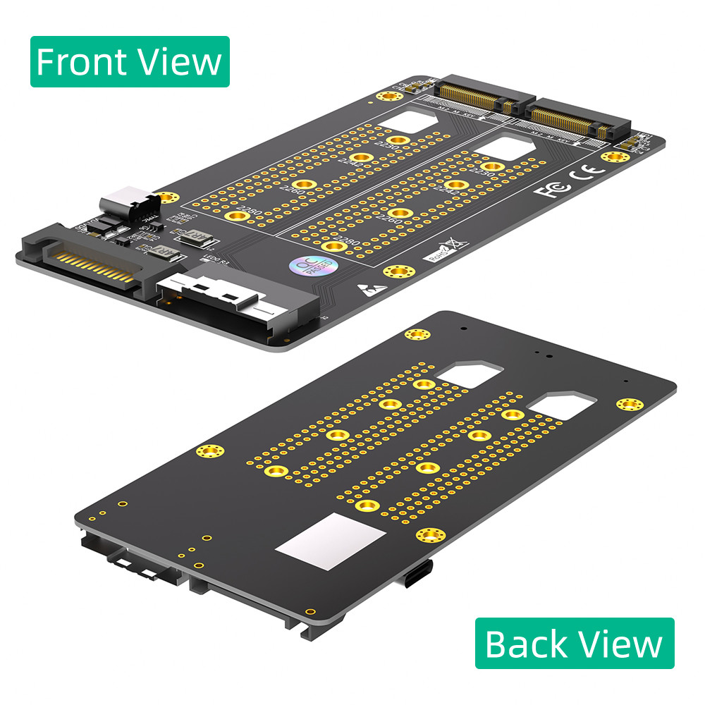 Dual 2X M.2 NVME SSD to Slimline SFF-8654 8X Adapter PCIe Bifurcation Motherboard is Required