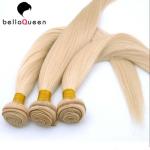 Professional Blonde Straight 613# European Virgin Hair Weave For Beauty Works