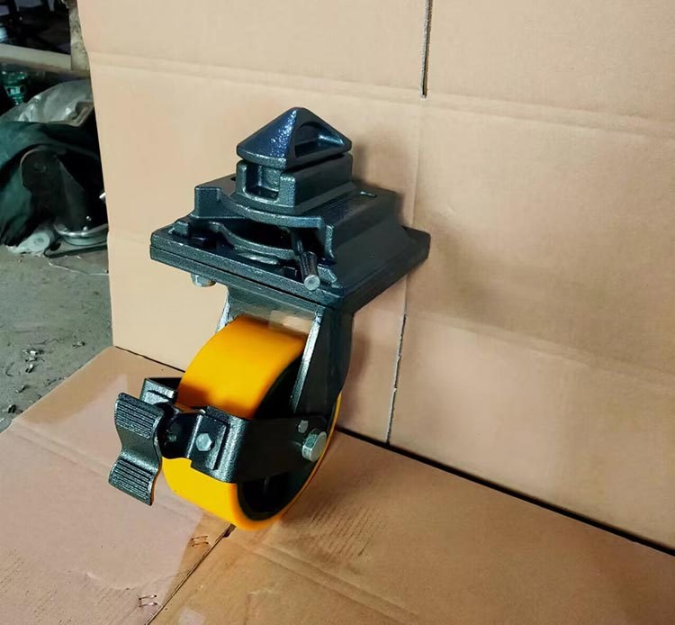 3 Ton Heavy Duty Caster ISO Sea Shipping Container Caste Wheels Swivel within Building Material Shops and Plate Casters