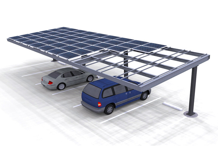 Steel Pv Carport Solar Mounting System Sus304 Solar Panel Mounting Structure