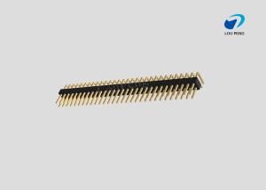 China Pin Header 2x30pin 2.54mm pitch horizontal 90degree wholesale