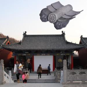 China 160mm Old House Roof Tiles Kaolin Clay Matt Asian Style Roof Tiles wholesale