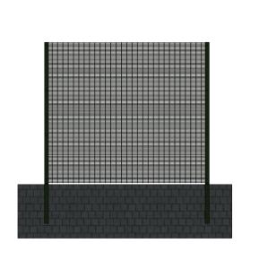 China Welded 358 Mesh Fencing Panels Anti Climb High Security wholesale