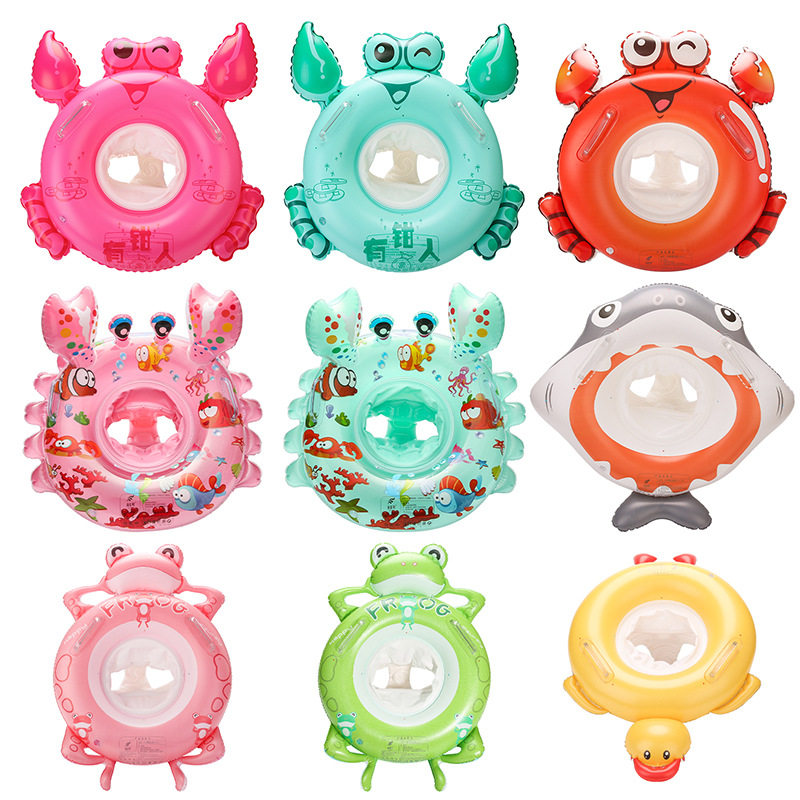 Unisex Age Range 2-4 Years Swimming Pool Float Ring Tubes with Rollover Prevention Tube