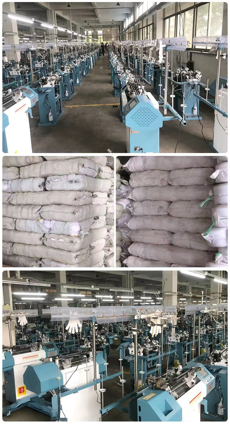 Customized Cotton/Polyester Work Gloves for Industrial Protection Length 19-24cm